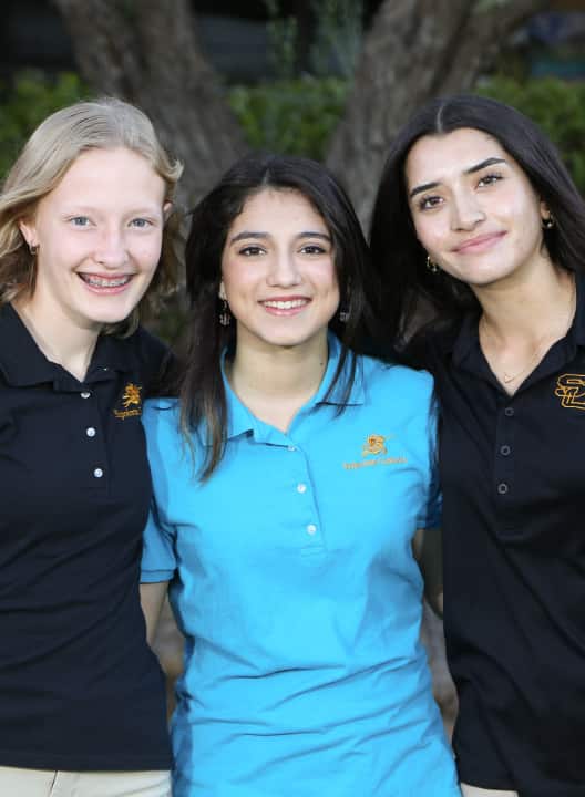 Students posing for a picture