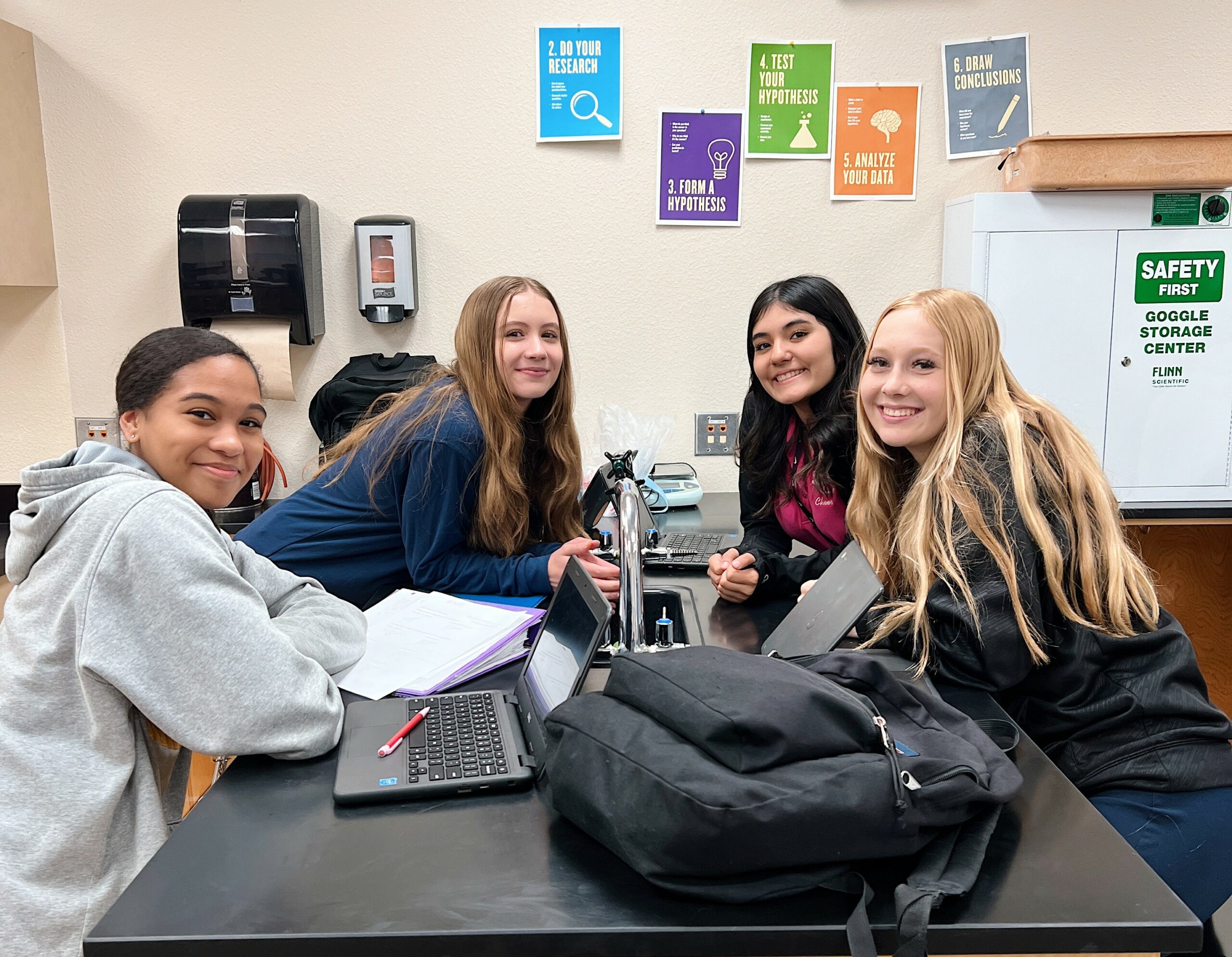 Students in the classroom