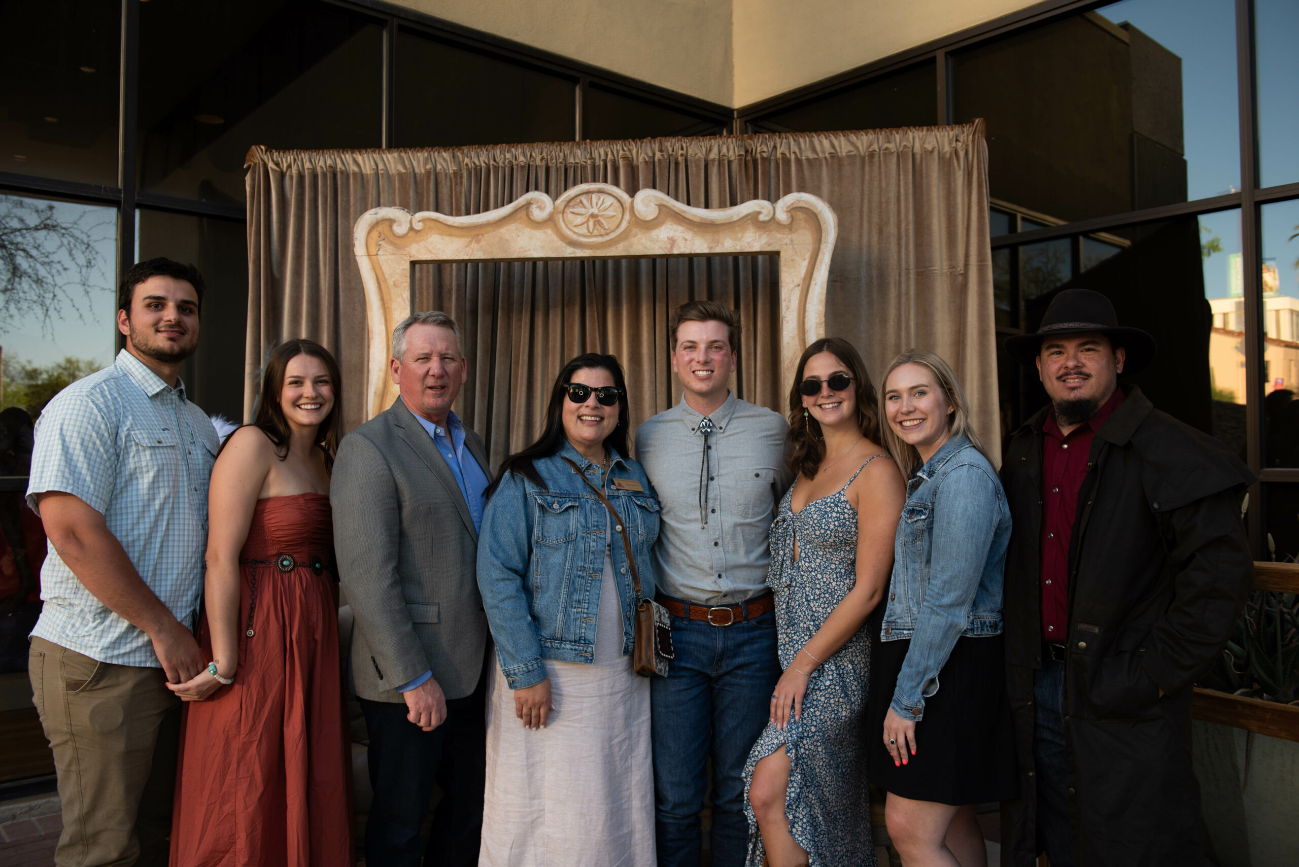 Gala attendees dressed up for the event