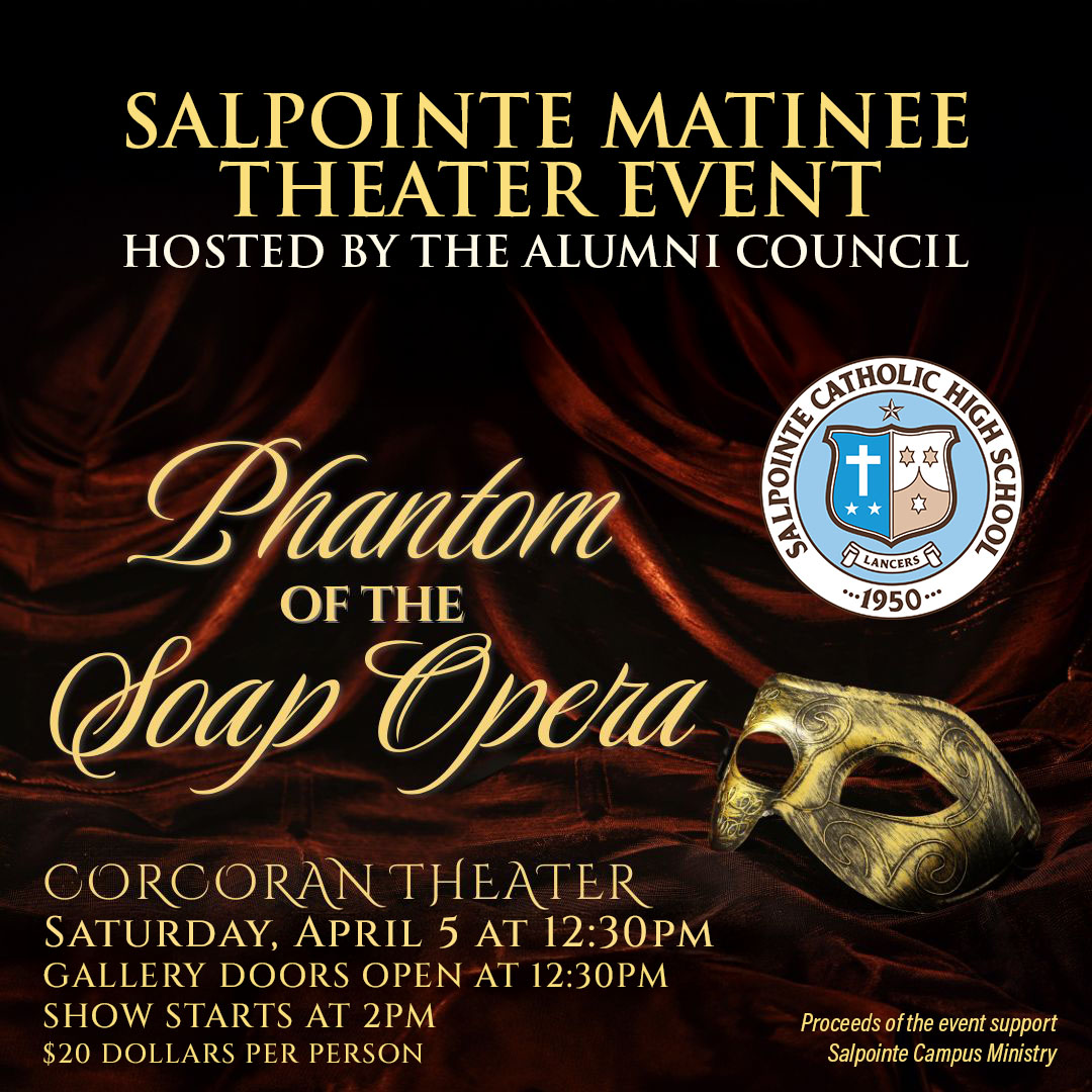 Phantom of the Soap Opera Alumni Event Graphic