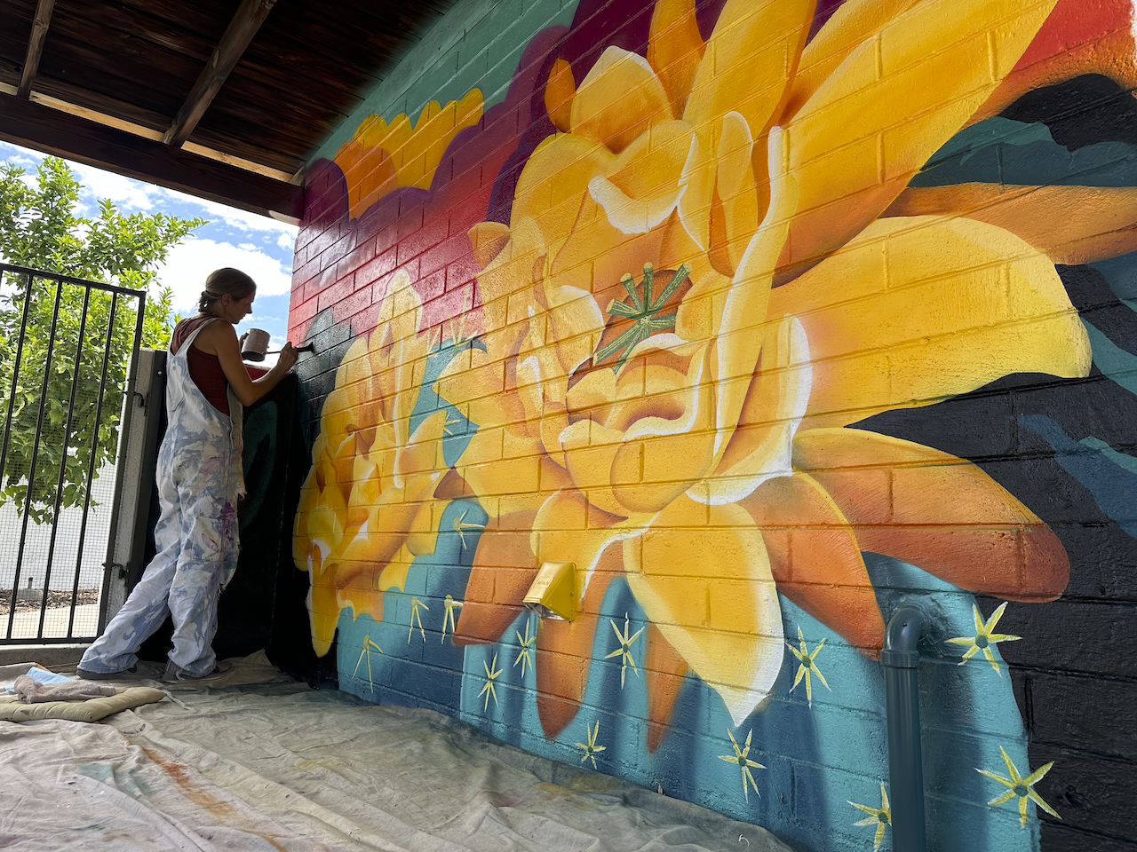 Jodie painting Mural